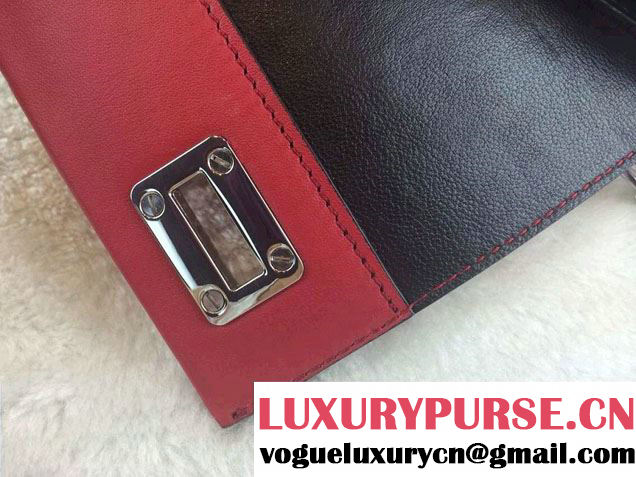 Prada Lux Calf Leather Flap Shoulder Bag BT0995 Red Fall 2014