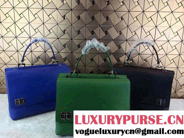 Prada Lux Calf Leather Briefcase Flap Bag BN2796 Green Fall 2014