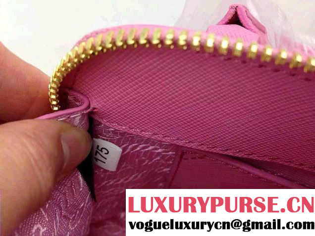 Prada Mini Saffiano Promenade Shoulder Bag Pink