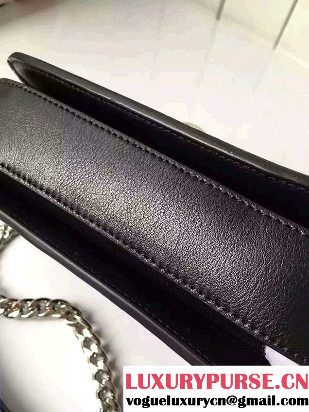 Prada Calfskin Leather Arcade Shoulder Bag 1BD030 Black 2016