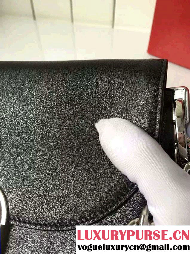 Prada Calfskin Leather Arcade Shoulder Bag 1BD030 Black 2016
