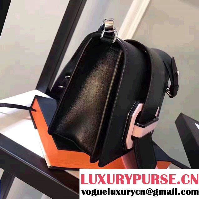 Prada Plex Ribbon Bag 1BD067 Black/Pink 2017