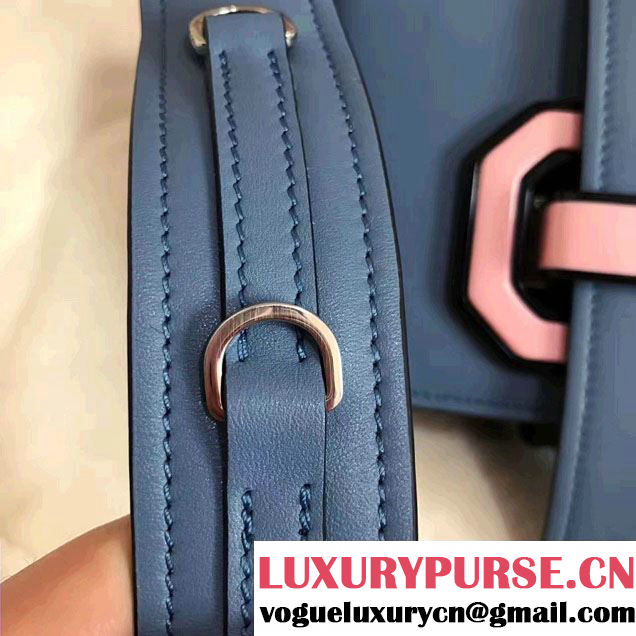 Prada Plex Ribbon Bag 1BD067 Blue/Black 2017