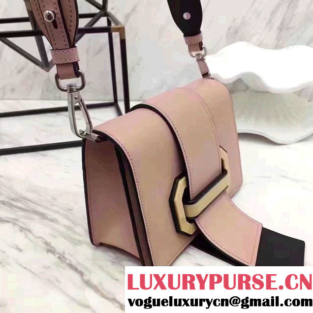 Prada Plex Ribbon Bag 1BD067 Light Pink/Black 2017