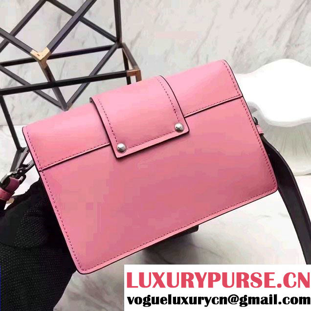 Prada Plex Ribbon Bag 1BD067 Pink/Black 2017