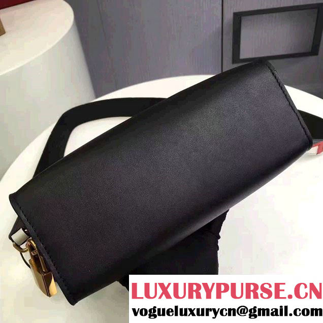Prada Esplanade Leather Shoulder Bag With Embellishments Front 1BH049 2017