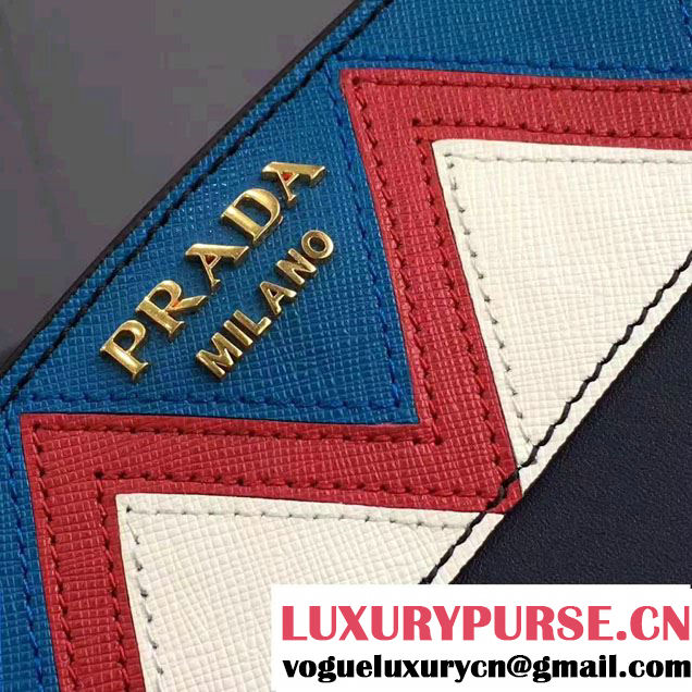 Prada Esplanade Leather Shoulder Bag With Embellishments Front 1BH049 2017