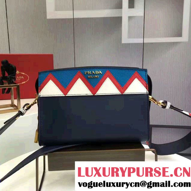Prada Esplanade Leather Shoulder Bag With Embellishments Front 1BH049 2017