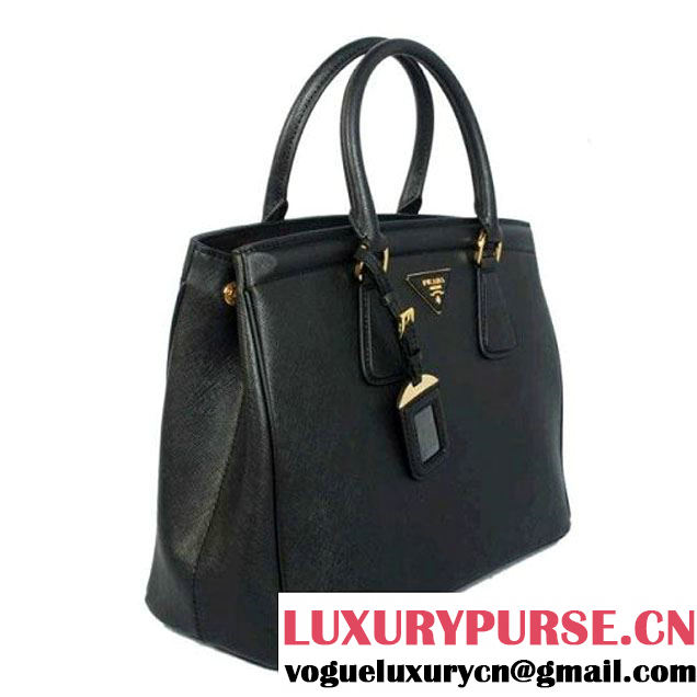 Prada Black Saffiano Parabole Tote Bag (SKU: #503426 ) (SKU: #503426 )