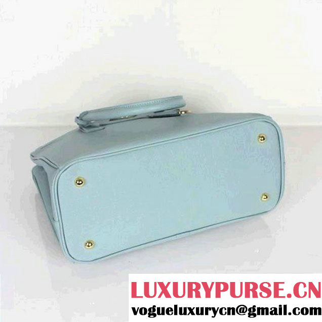 PRADA GALLERIA BAG IN SAFFIANO CALFSKIN PALE BLUE 3385 (SKU: #954431 ) (SKU: #954431 )