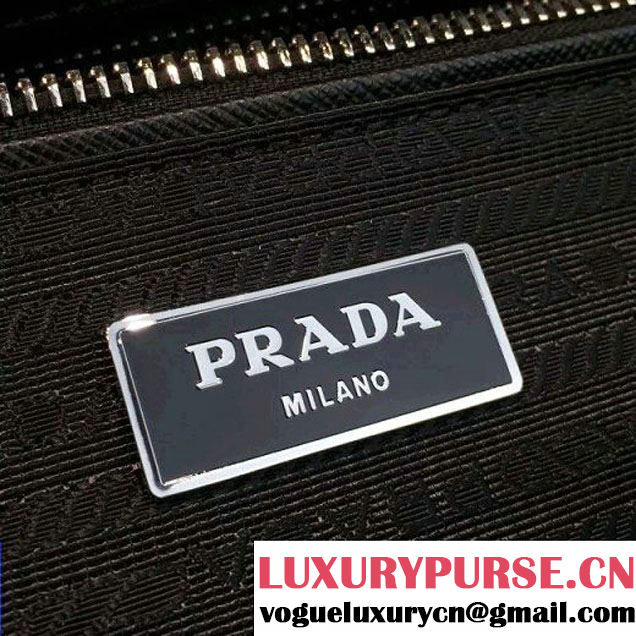 Prada 1BA863 Galleria Saffiano Leather Bag Black 2016 (2A016-6022915 )