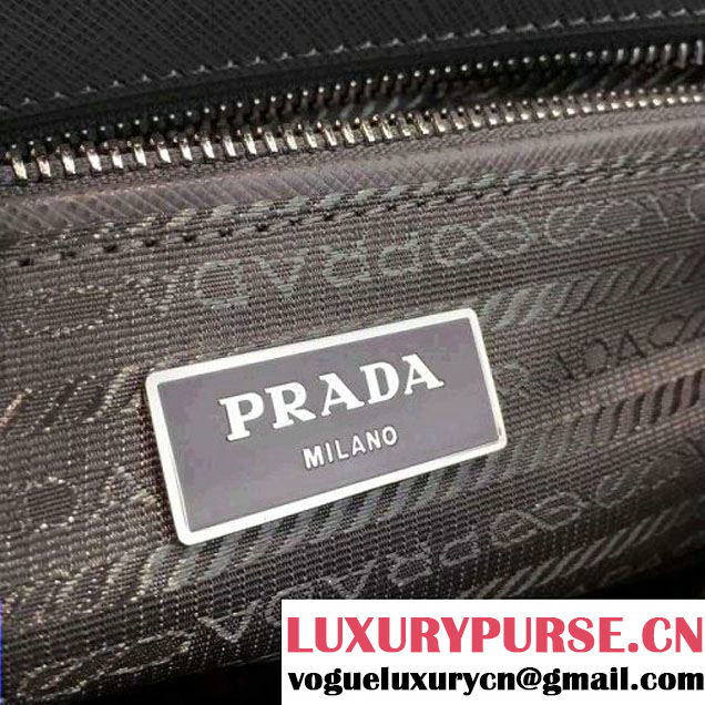 Prada 1BA863 Galleria Saffiano Leather Bag Grey 2016 (2A016-6022916 )