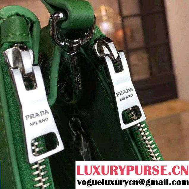 Prada 1BA863 Galleria Saffiano Leather Bag Green 2016 (2A016-6022917 )