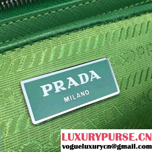 Prada 1BA863 Galleria Saffiano Leather Bag Green 2016 (2A016-6022917 )