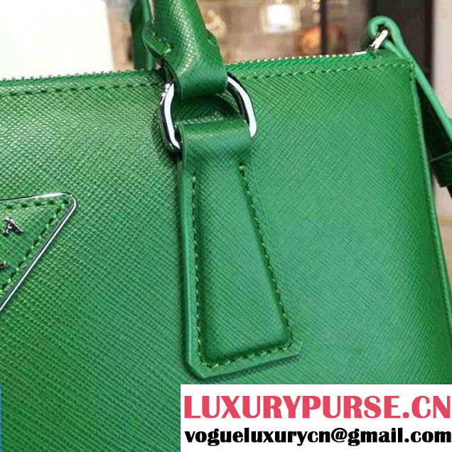 Prada 1BA863 Galleria Saffiano Leather Bag Green 2016 (2A016-6022917 )