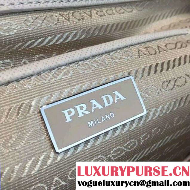 Prada 1BA274 Large Galleria Saffiano Leather Bag White 2016 (2A016-6022918 )