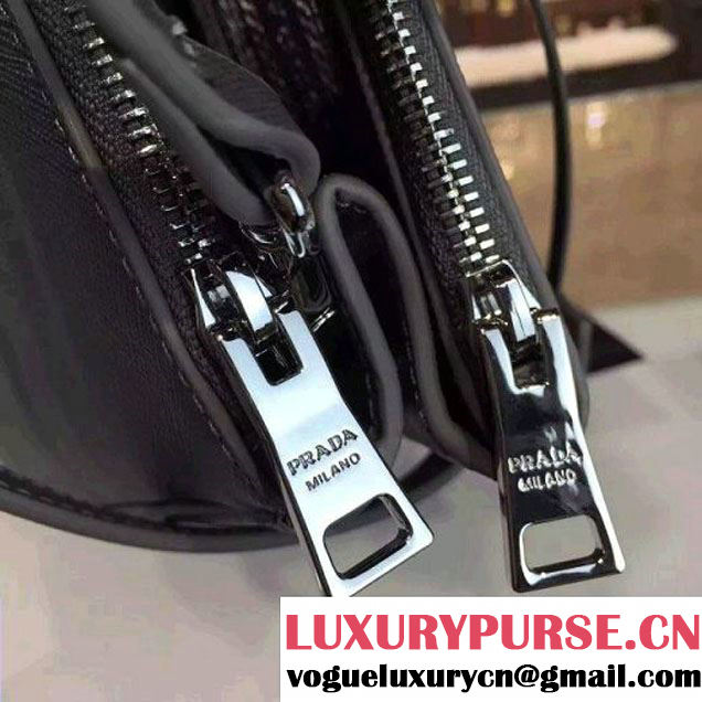Prada 1BA274 Large Galleria Saffiano Leather Bag Grey 2016 (2A016-6022921 )
