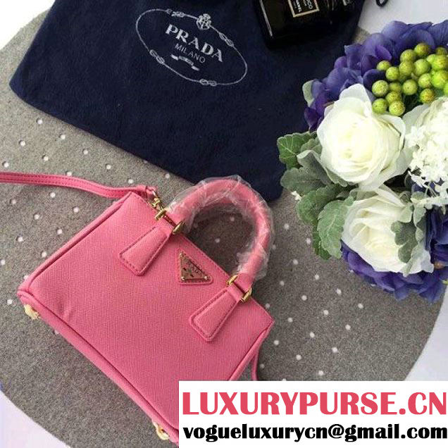 Prada Mini Galleria Saffiano Leather Bag Pink (1A053-6032212 )