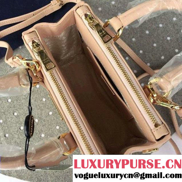 Prada Mini Galleria Saffiano Leather Bag Beige (1A053-6032217 )