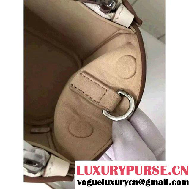 Prada Calfskin Galleria Bag With Grommet 1BA274 Off-white 2016 (2A016-6041810 )