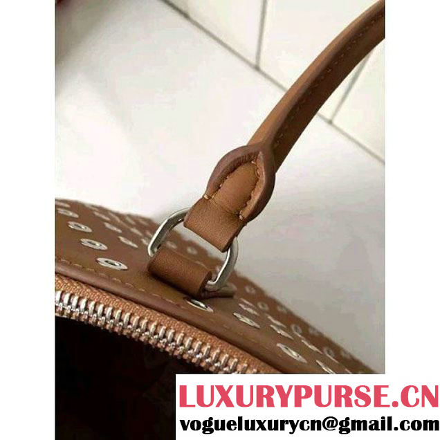 Prada Calfskin Galleria Bag With Grommet 1BA274 Brown 2016 (2A016-6041811 )
