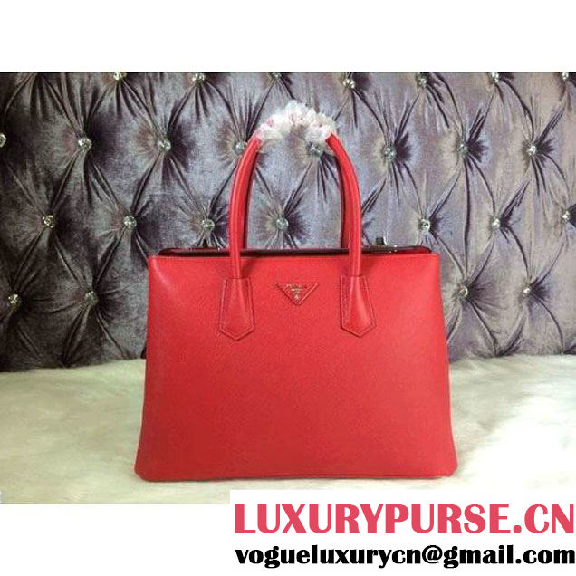 Prada Twin Bag Red (6335531 ) (6335531 )