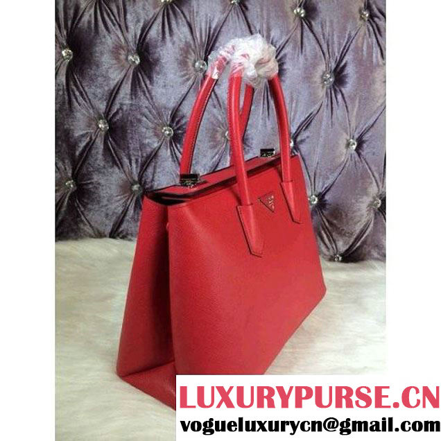 Prada Twin Bag Red (6335531 ) (6335531 )