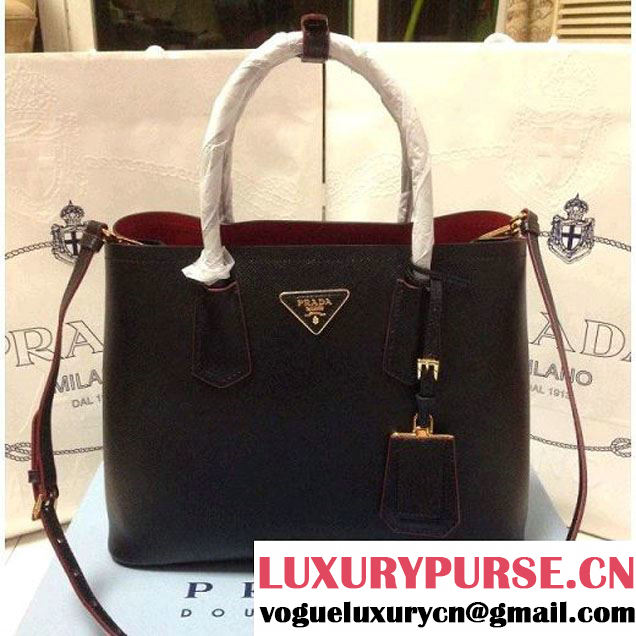 Prada 2755 Saffiano cuir leather tote Black ( 2a060-032605 )