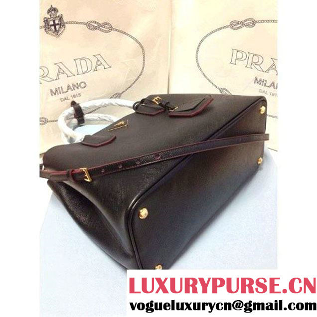Prada 2755 Saffiano cuir leather tote Black ( 2a060-032605 )