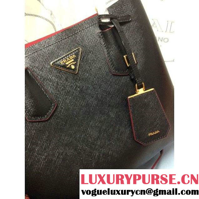 Prada 2755 Saffiano cuir leather tote Black ( 2a060-032605 )
