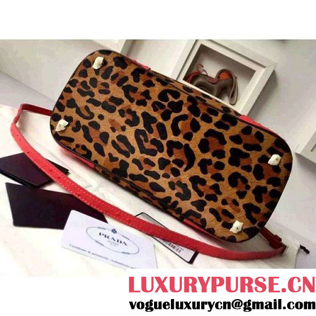 Prada 1BG756 Ponyhair Leather Double Bag With Ostrich Leather  F/W 2015 (2A016-103101 )