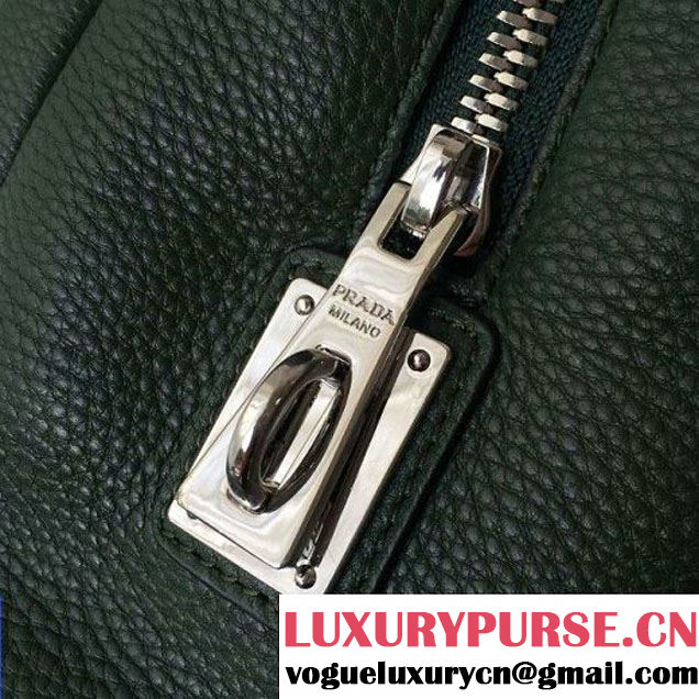 Prada Calf Leather Double Bag Green (2A016-6022009 )