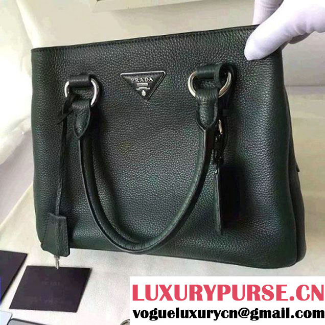 Prada Calf Leather Double Bag Green (2A016-6022009 )