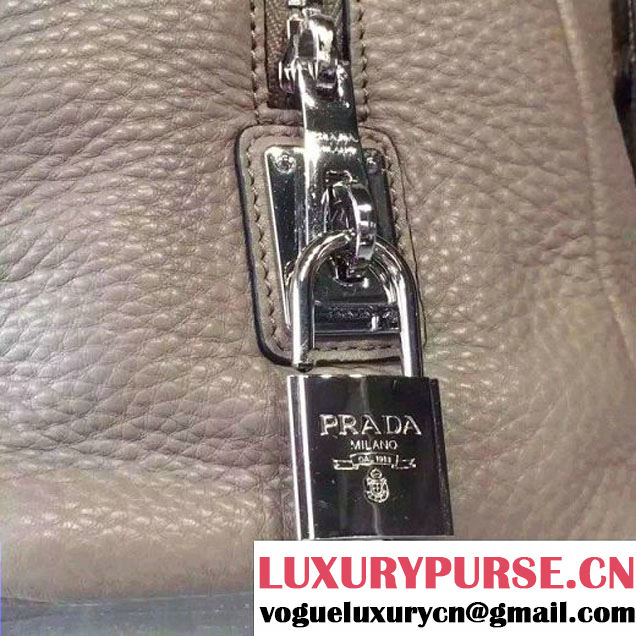 Prada Calf Leather Double Bag Beige (2A016-6022010 )