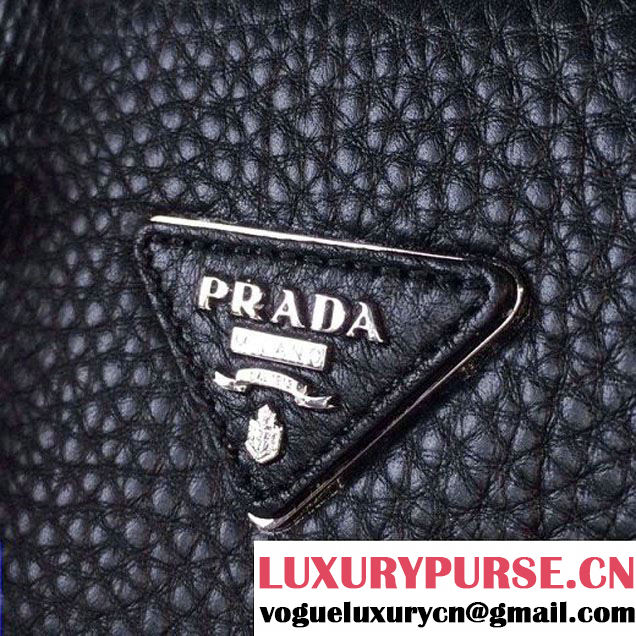 Prada Calf Leather Double Bag Black (2A016-6022012 )
