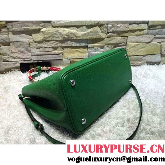 Prada BN2838 Saffiano Cuir Leather Double Bag Green (2A193-6050607 )