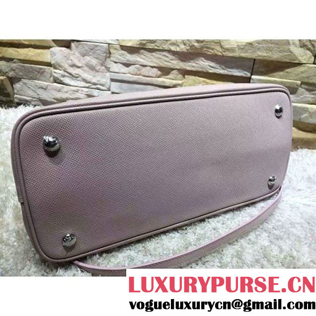 Prada BN2838 Saffiano Cuir Leather Double Bag Light Pink (2A193-6050610 )