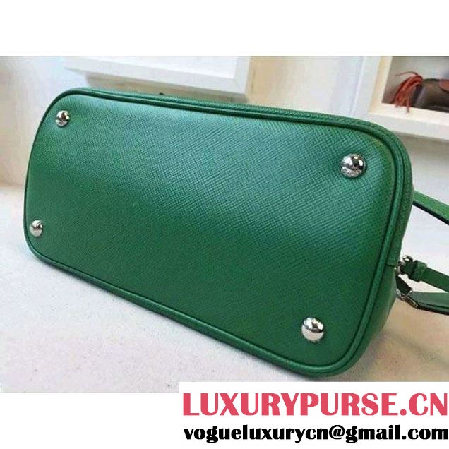 Prada 2828 Saffiano Cuir Leather Double Bag Green (2A016-6050514 )