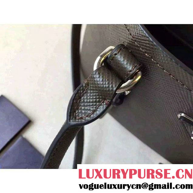 Prada 2828 Saffiano Cuir Leather Double Bag Black (2A016-6050516 )