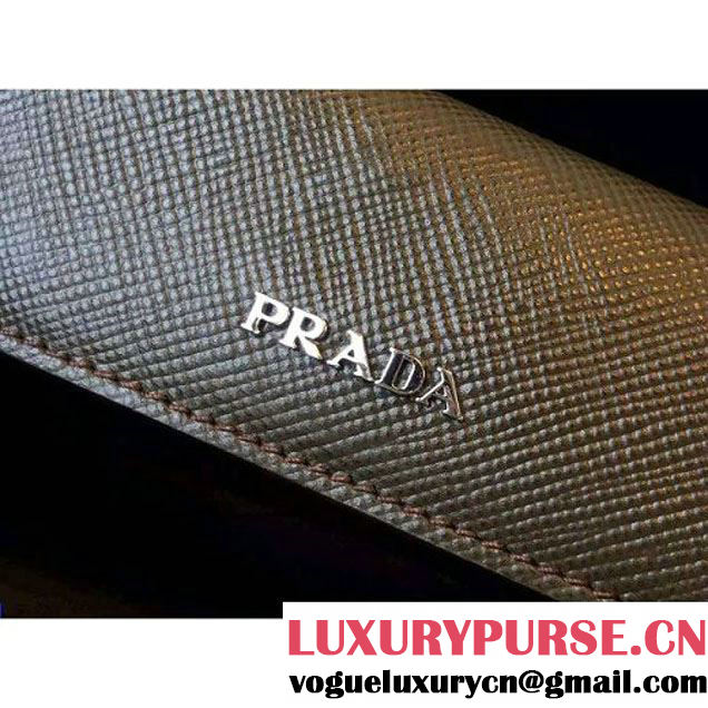 Prada 2828 Saffiano Cuir Leather Double Bag Black (2A016-6050516 )