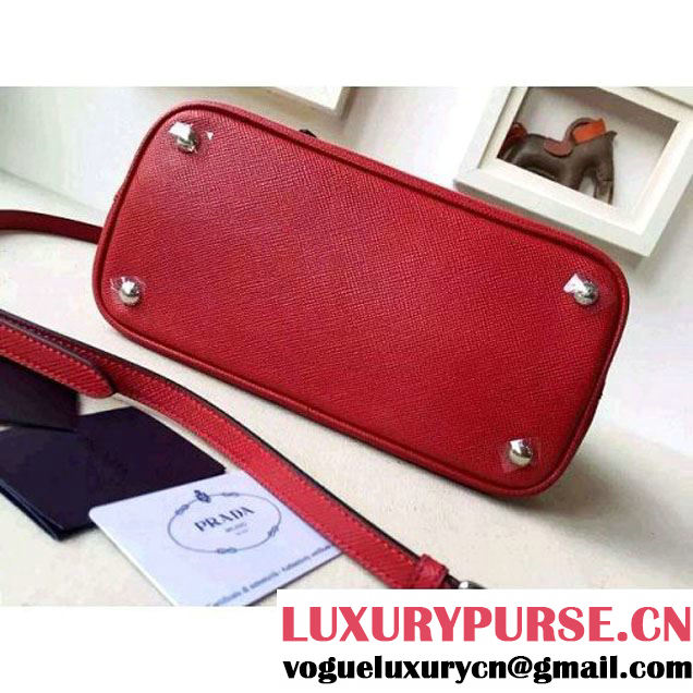 Prada 2828 Saffiano Cuir Leather Double Bag Red (2A016-6050518 )