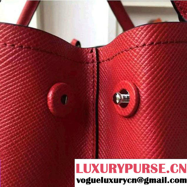 Prada 2828 Saffiano Cuir Leather Double Bag Red (2A016-6050518 )