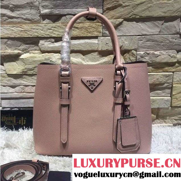 Prada 2828 Saffiano Cuir Leather Double Bag Pink (2A016-6050520 )