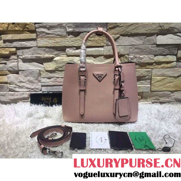 Prada 2828 Saffiano Cuir Leather Double Bag Pink (2A016-6050520 )