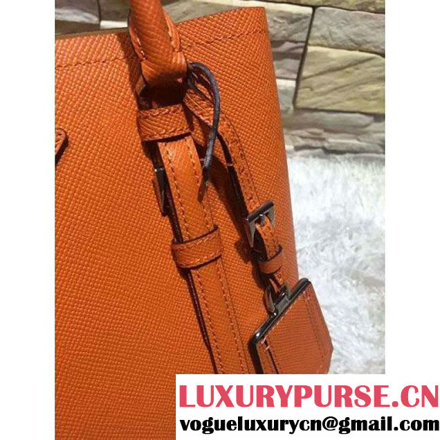 Prada 2828 Saffiano Cuir Leather Double Bag Orange (2A193-6050521 )