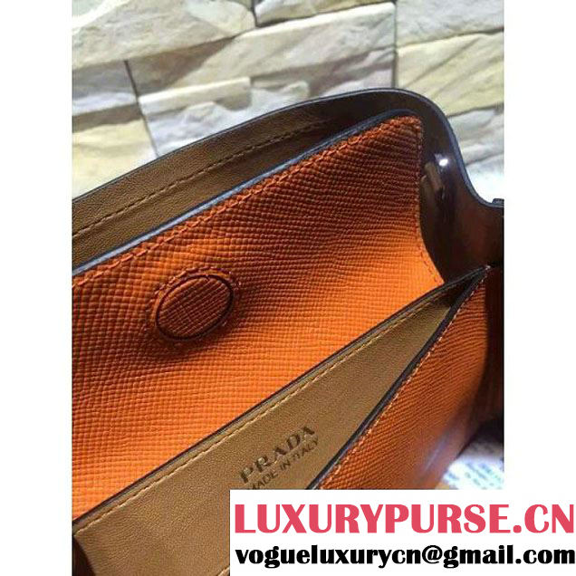 Prada 2828 Saffiano Cuir Leather Double Bag Orange (2A193-6050521 )