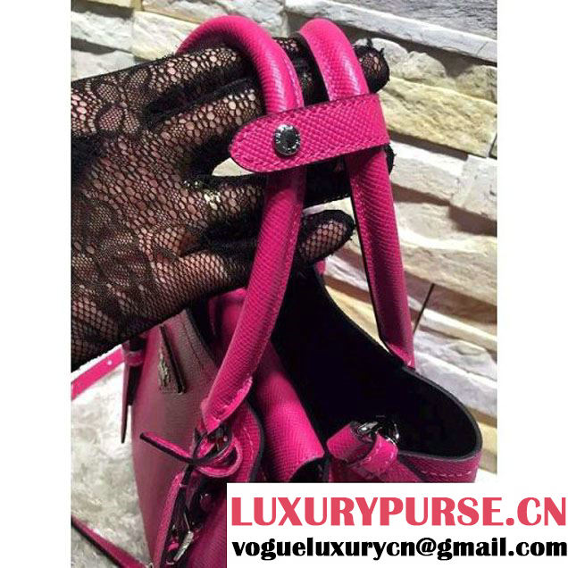 Prada 2828 Saffiano Cuir Leather Double Bag Fuchsia (2A193-6050522 )