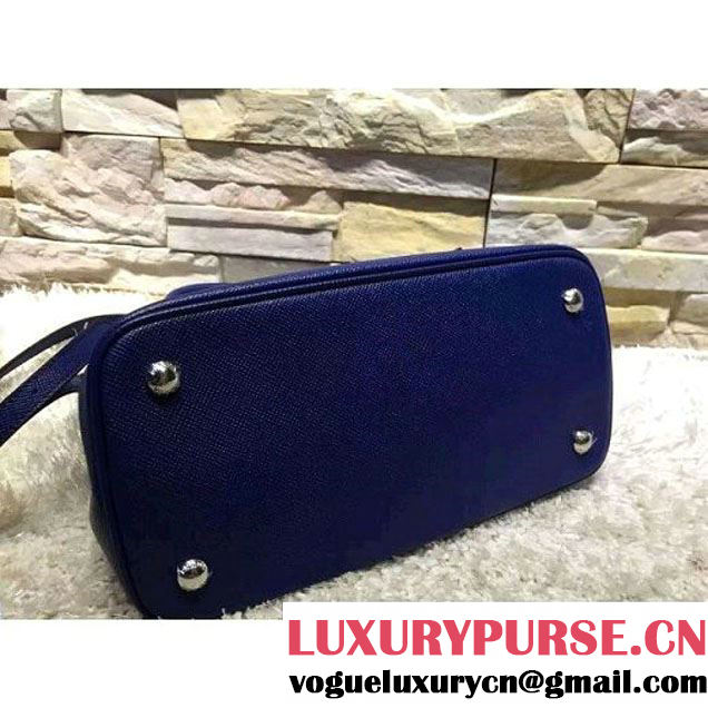 Prada 2828 Saffiano Cuir Leather Double Bag Blue (2A193-6050523 )