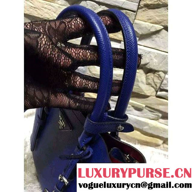 Prada 2828 Saffiano Cuir Leather Double Bag Blue (2A193-6050523 )