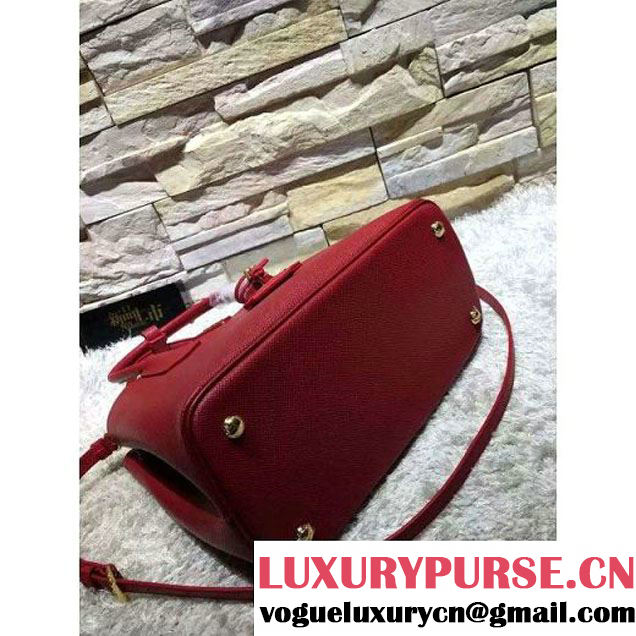 Prada 1BG775/1BG887 Saffiano Cuir Leather Tote Double Bag Red (2A193-6050530 )